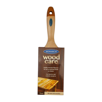 Monarch Woodcare Paint Brush - 75mm - Timber - No Brush Marks