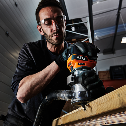 AEG Brushless Trim Router - 18V - 1/4" - Skin Only