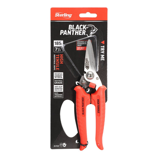Sterling Black Panther Industrial Snips - 185mm