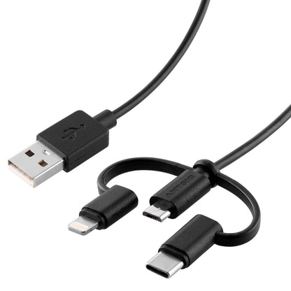 Antsig 3 in 1 USB Cable - 1m