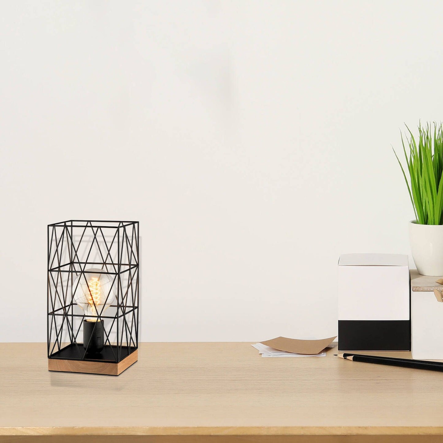 Verve Design Black Zavier Table Lamp