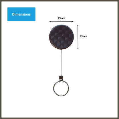Titanium Pull Cord Key Reel - 900mm