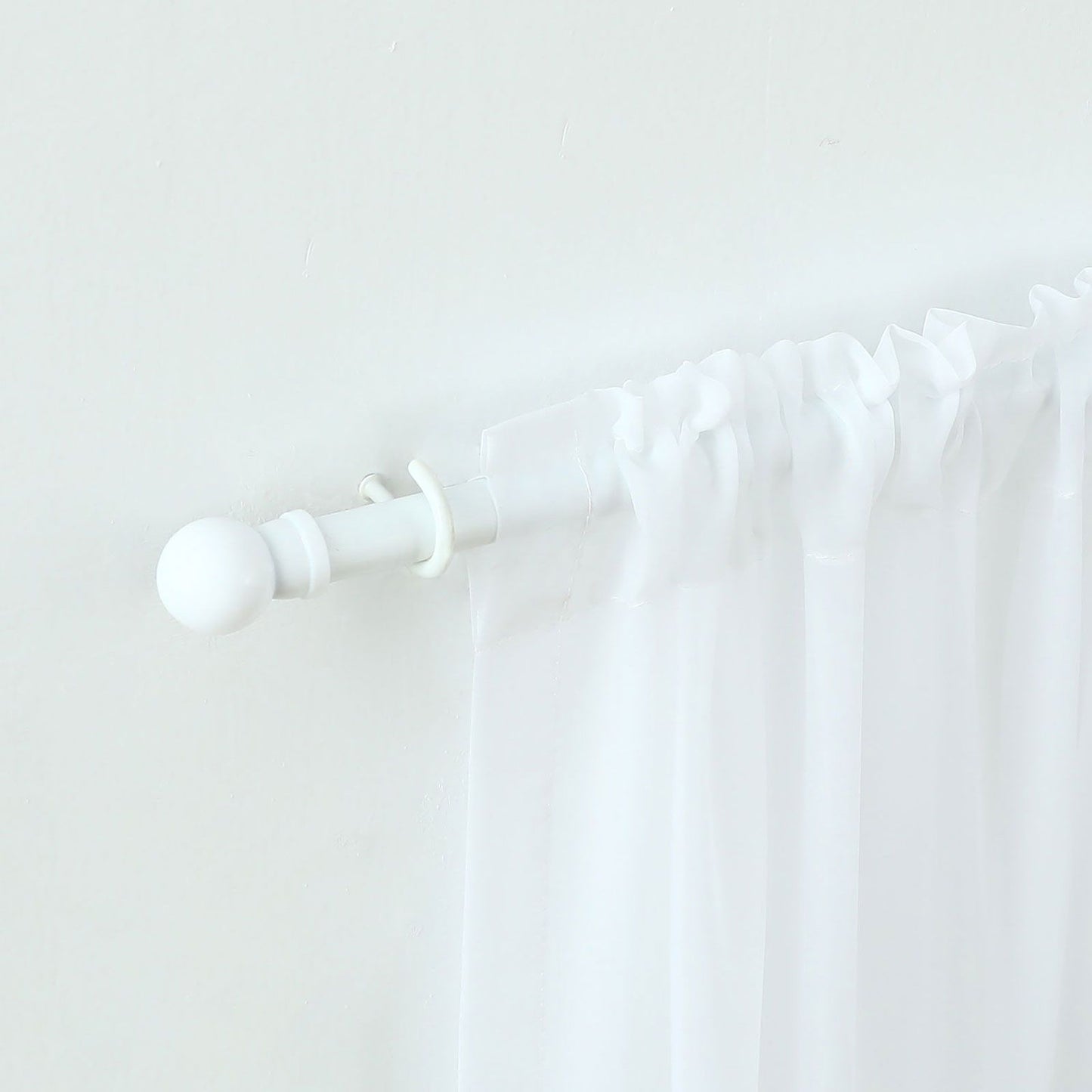 Windoware White Curtain Rod Cup Hooks - 16mm - 5 Pack
