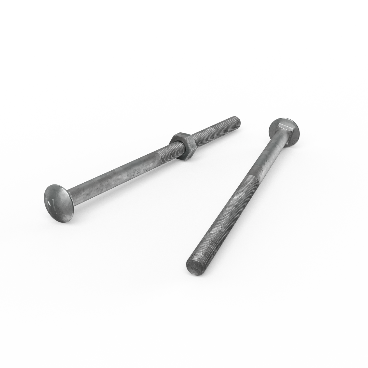 Zenith Hot Dip Galvanised Cup Head Bolts & Nuts - M8 x 150mm - 25 Pack