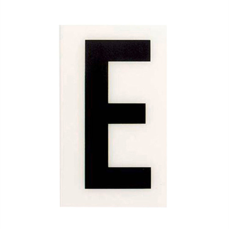 Sandleford Self Adhesive House Letter E - 85mm - White