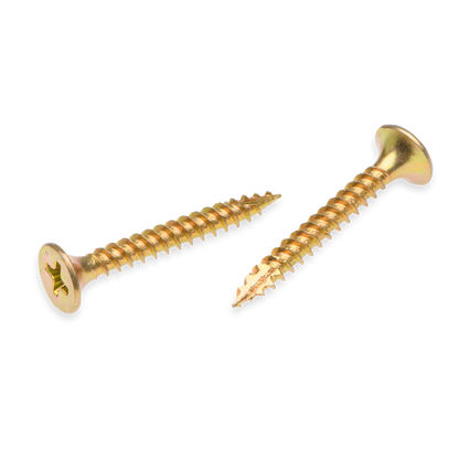 Buildex Plasterboard Screws - 6g x 30mm - Gold - 100 Pack