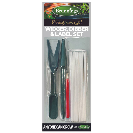 Brunnings Widger, Dibber and Label Set