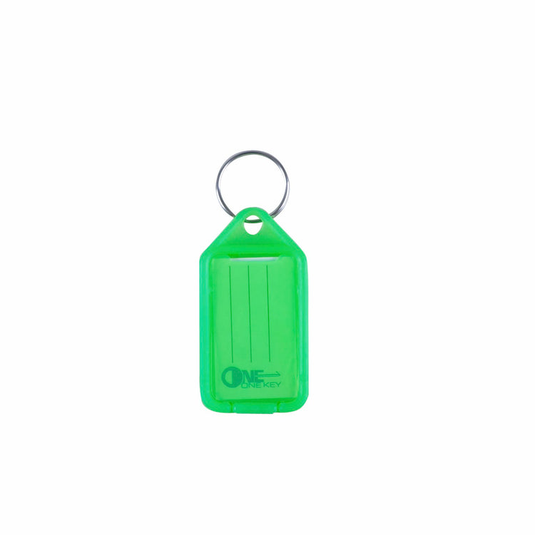 Key Essentials Assorted Fluro Colours Key Tag