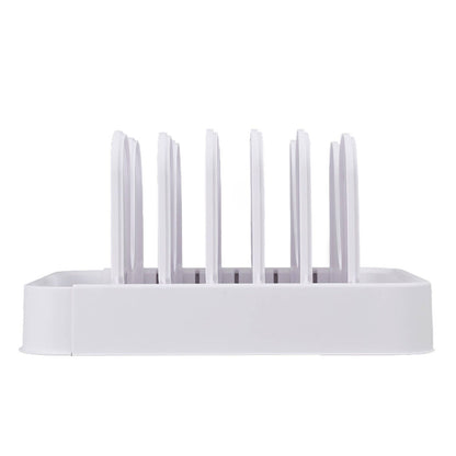 EzyStorage White Expanding Cookware Organiser - 36-58cm