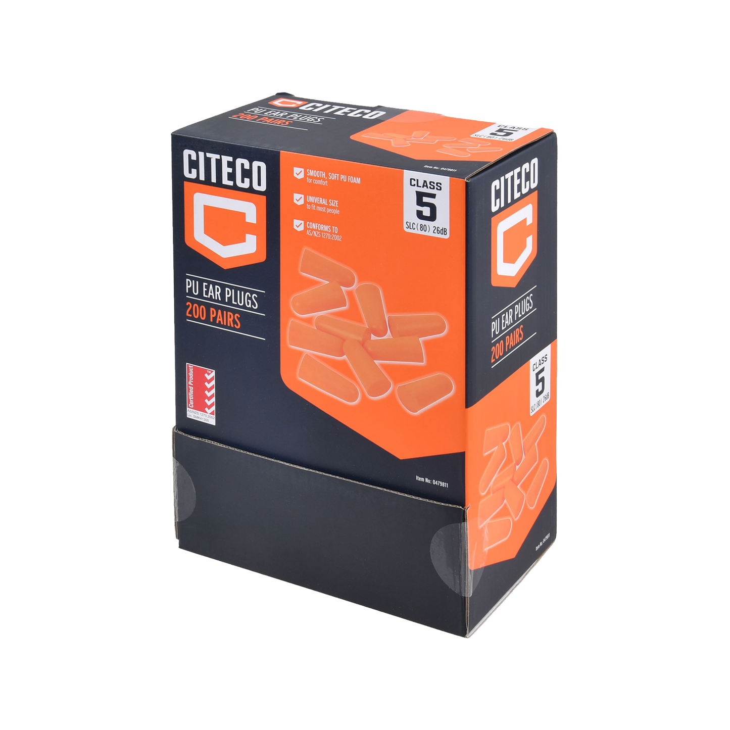 Citeco Class 5 Ear Plugs - 200 Pairs