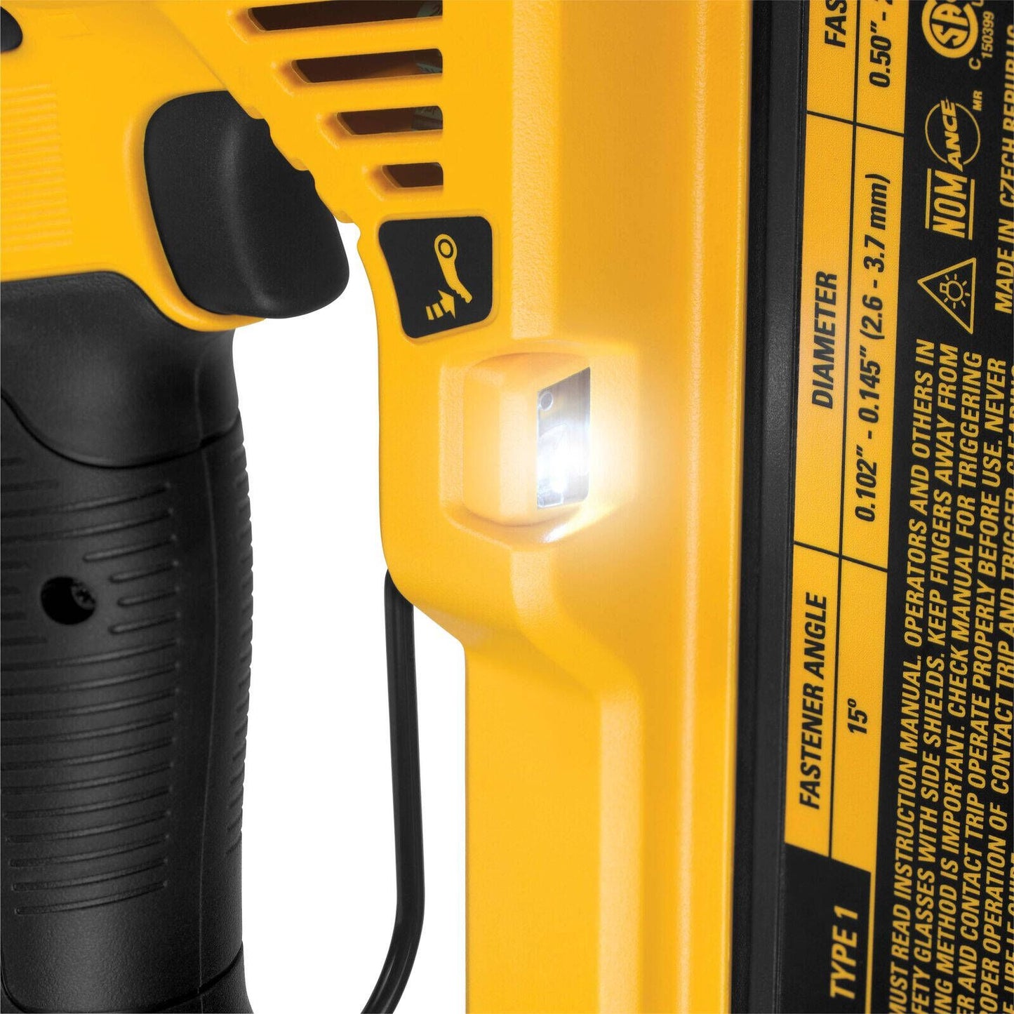 DeWalt Concrete Angled Nailer Kit - 18V - DCN890P2 - 5.0Ah