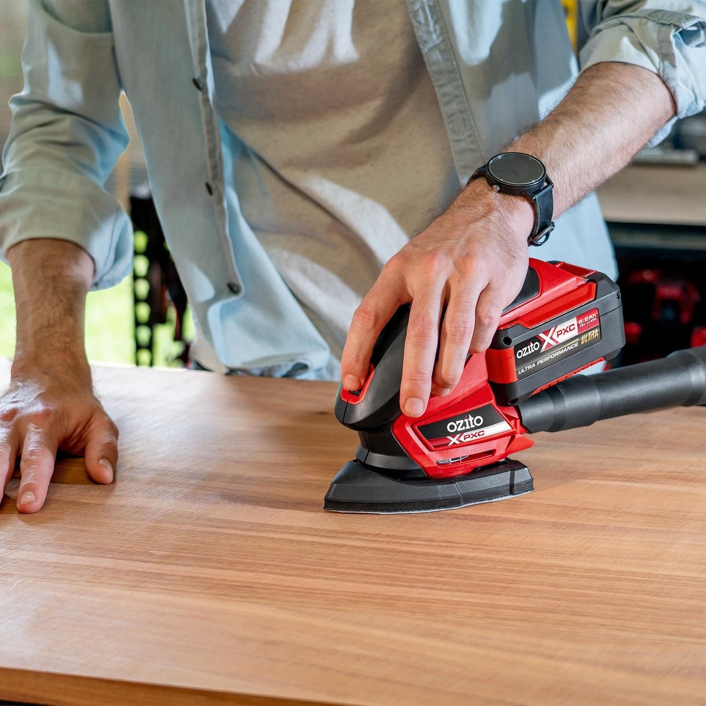 Ozito Cordless Detail Sander - Skin Only
