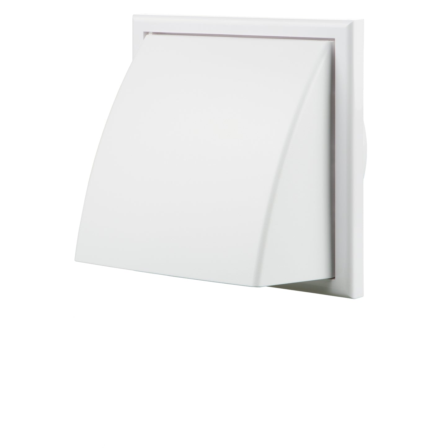 Blauberg White Weatherproof Exterior Wall Cowl - 150mm