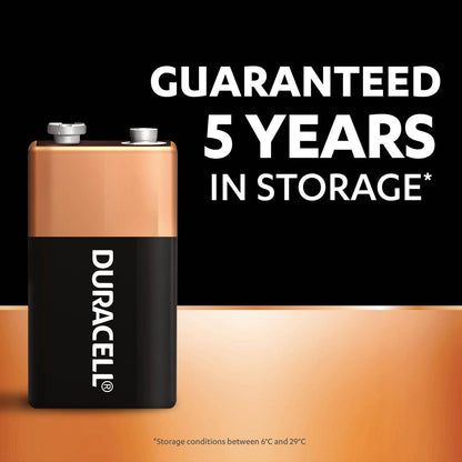 Duracell Coppertop 9V Batteries - 4 Pack