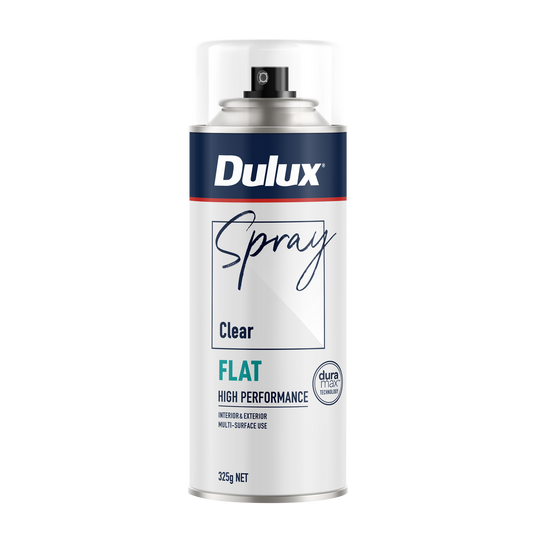 Dulux Spray Paint - 325g - Flat Clear