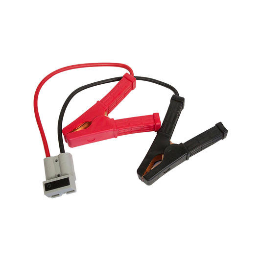 Kt Solar HD Connector - 50A - Voltmeter to Battery Clamps - 300mm - Grey