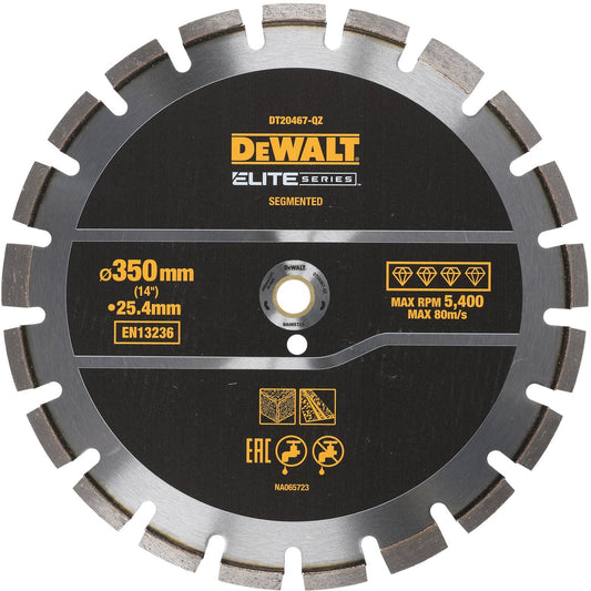 Dewalt Elite Asphalt Blade - 350mm