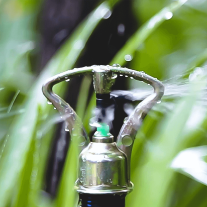 Holman Mini Metal Butterfly Sprinkler - 3-4m - Brass & Plastic - Full Circle