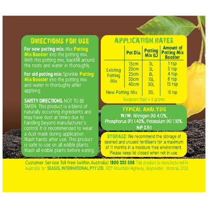 Seasol Potting Mix Booster - 500g - 200L