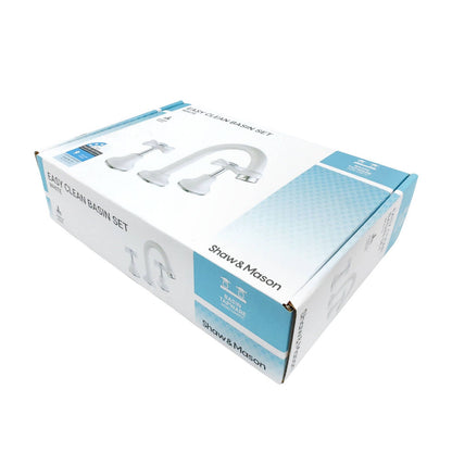 Shaw Mason White Basin Set - 290 x 70 x 195mm