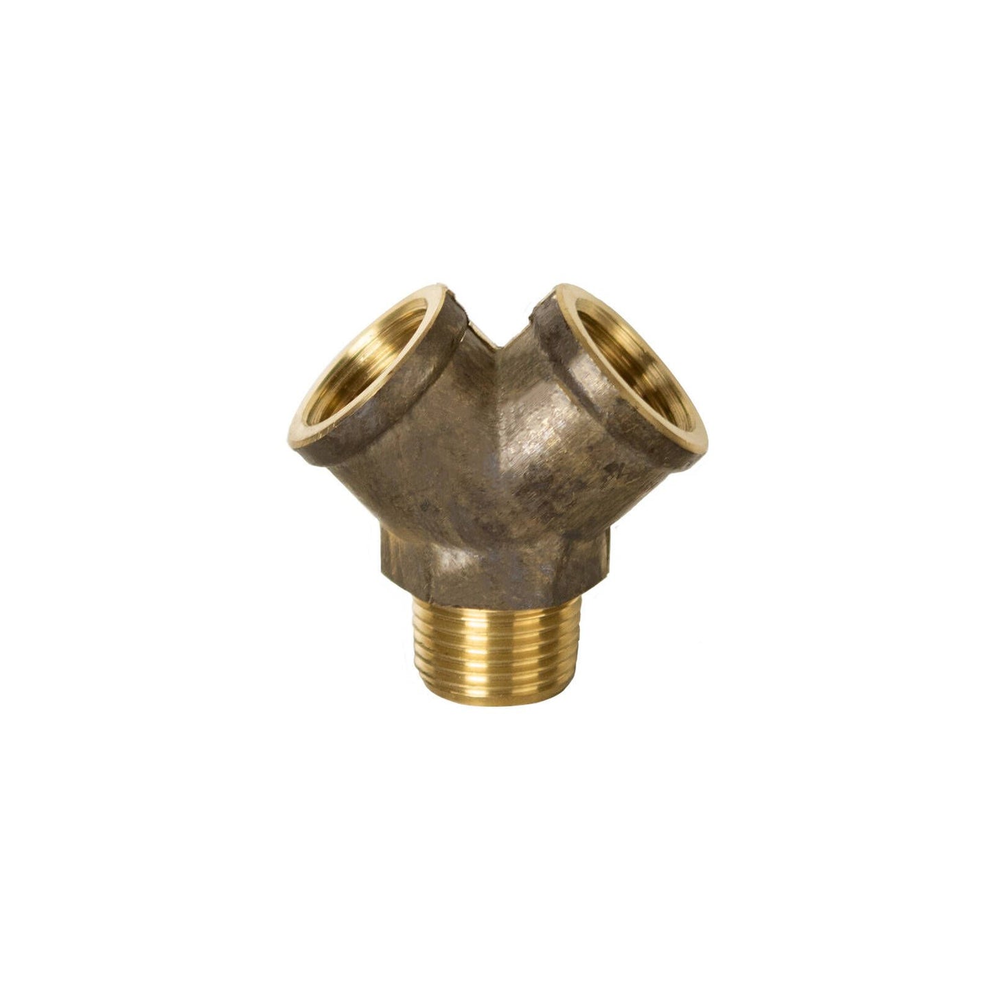 Brasshards Y Fitting Brass Tap Adaptor - 15mm