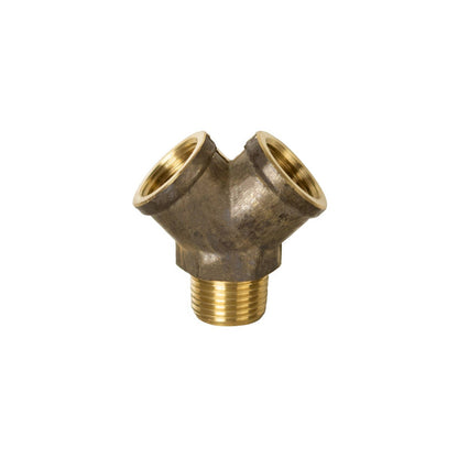 Brasshards Y Fitting Brass Tap Adaptor - 15mm