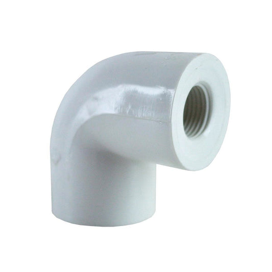 Holman 15mm PVC Faucet Elbow 90 Degree White Durable Connection