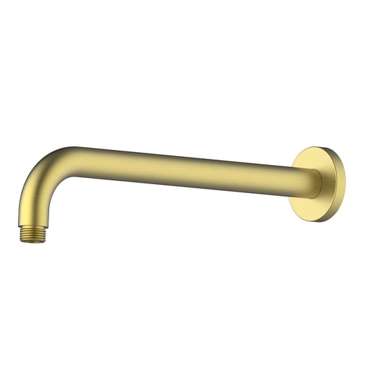 Mondella Horizontal Shower Arm - 300mm - Brushed Brass