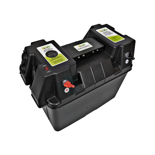 Kt Solar Battery Box Quad Connect - 50Amp - 432mm x 324mm x 272mm