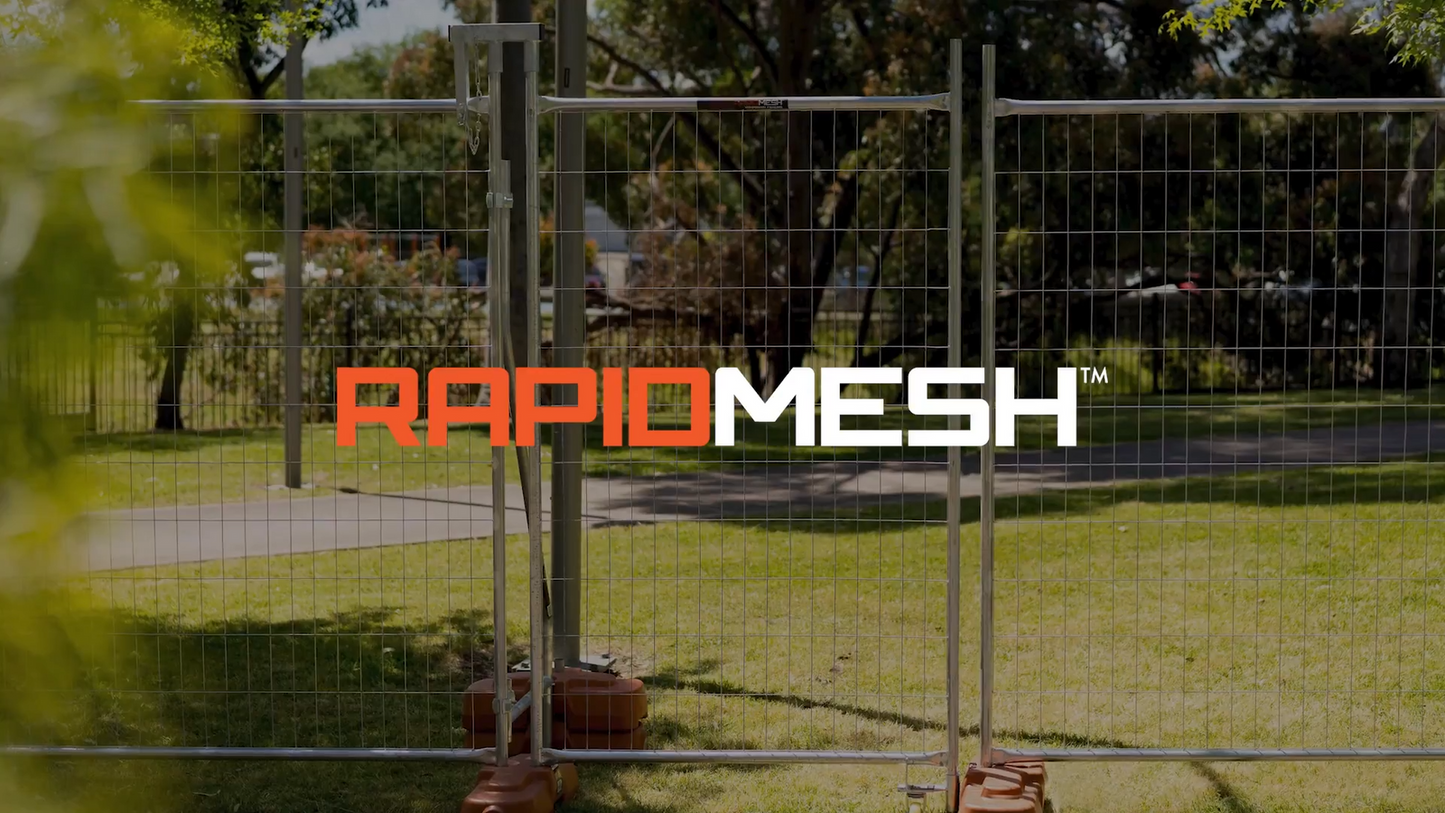 Rapidmesh Galvanised Steel Temporary Fence Clamp - 142 x 75 x 40mm