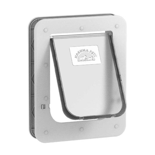 Hakuna Pets Small White Super Tough Pet Door - 170mm