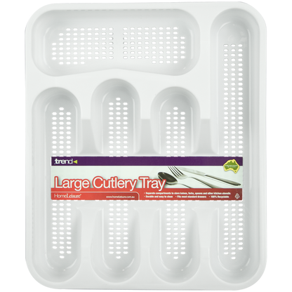 Homeleisure Cutlery Tray - 290mm x 350mm - Polypropylene - 5 Compartments