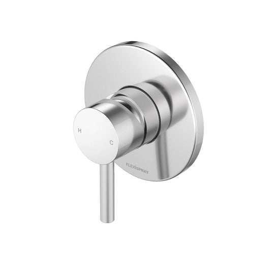 Flexipsray Chrome Splash Bath Shower Mixer - 110 x 125mm