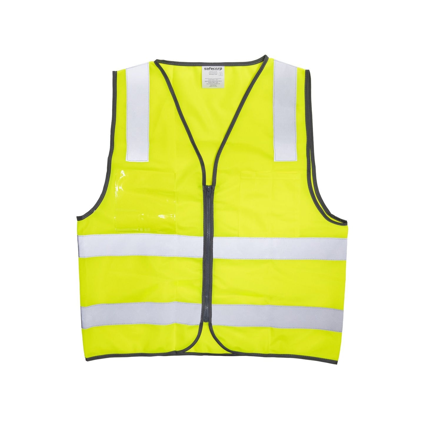 Citeco 2XL Hi Vis Day Night Zipper Vest - Yellow