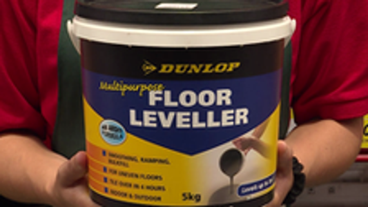Dunlop Floor Leveller - 5kg - Cement Based - Indoor/Outdoor Use