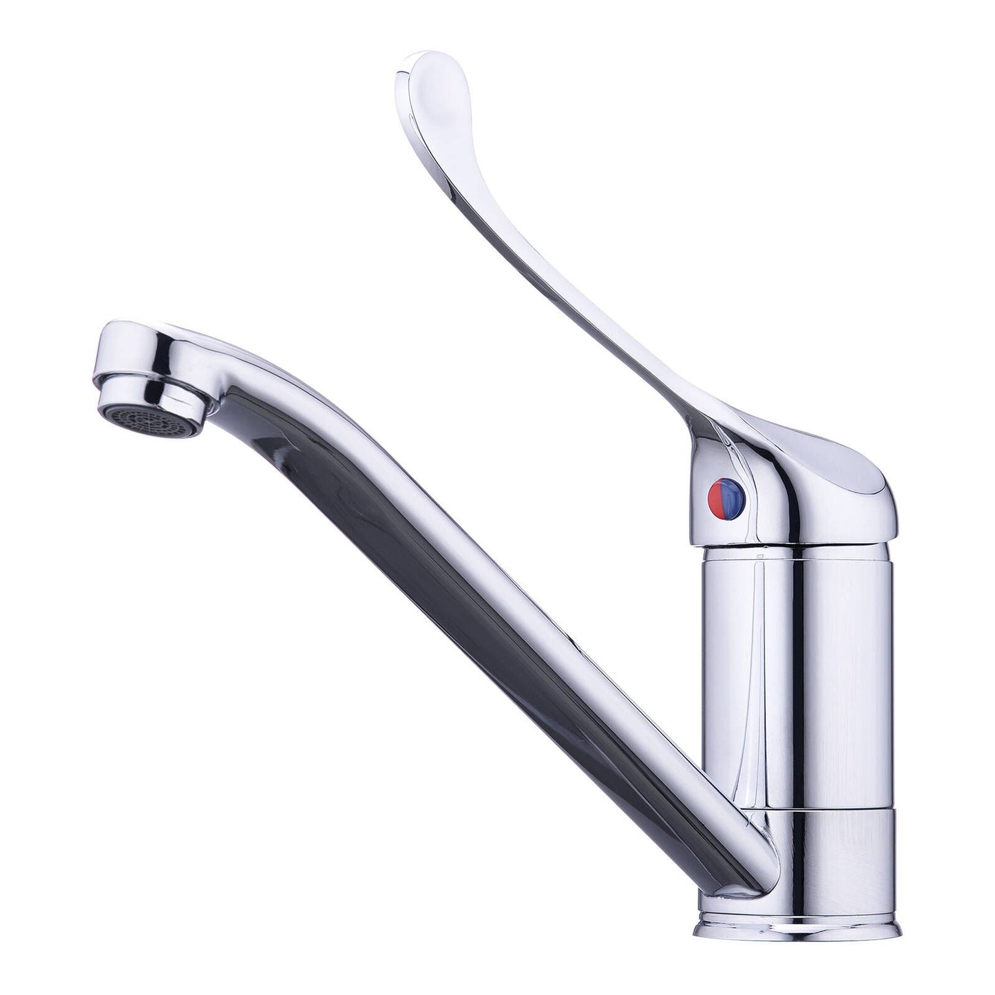 Evekare Chrome Extended Wrist Lever Sink Mixer - 130 x 160mm