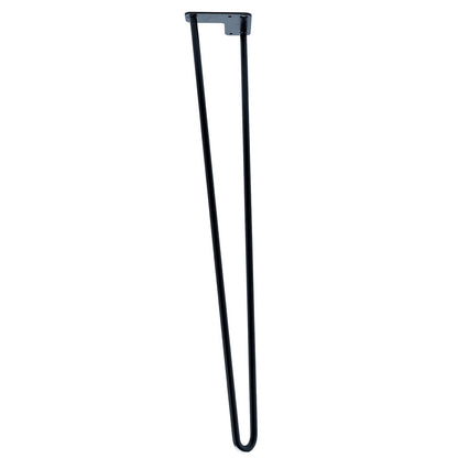 Taskmaster Hairpin Leg - 710 x 12mm - Matte Black