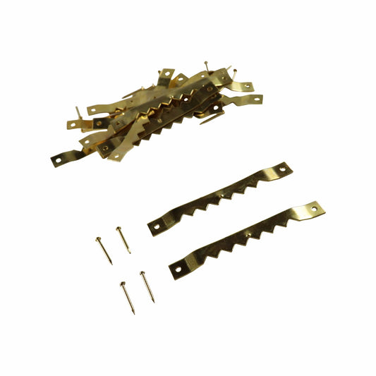 Everhang Brass Plated Picture Hanging Frame Claw - 15 Pack