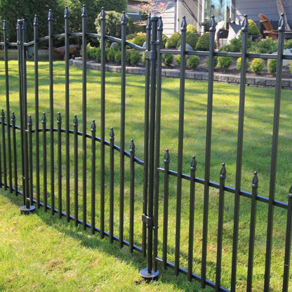 Peak No Dig Fencing Post Spike - 400mm - Black