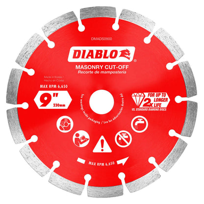 Diablo Diamond Disc - 9" - Segmented Cut Off
