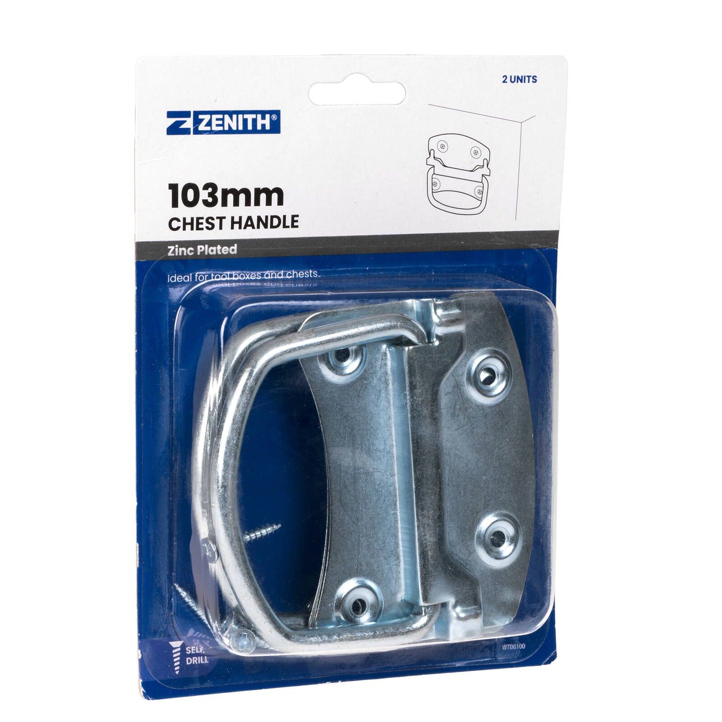 Zenith Chest Handle - 103mm - 2 Pack