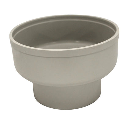 Holman 100mm PVC DWV Spigot Adaptor F&F - Grey - Durable Connection