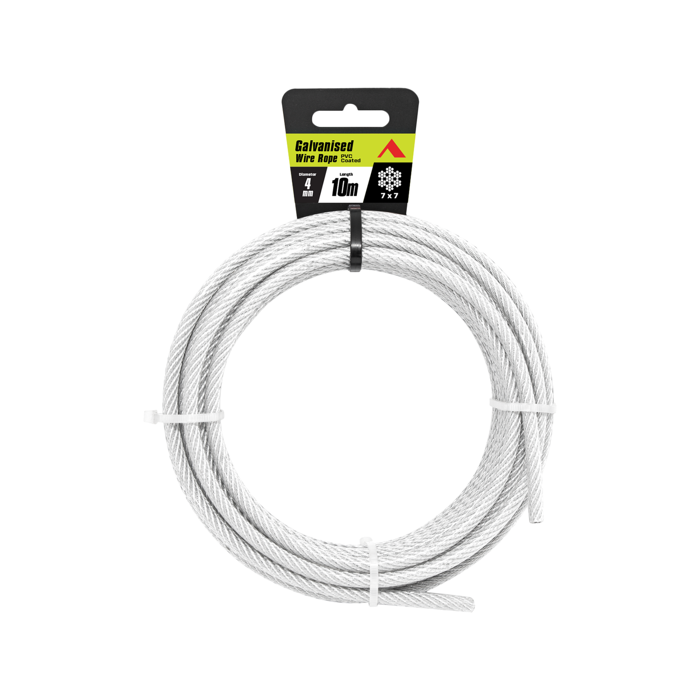 Pinnacle Wire Rope - 4mm x 10m - Galvanised