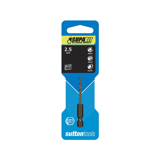 Sutton Tools Supabit Impact Drill Bit - 2.5mm