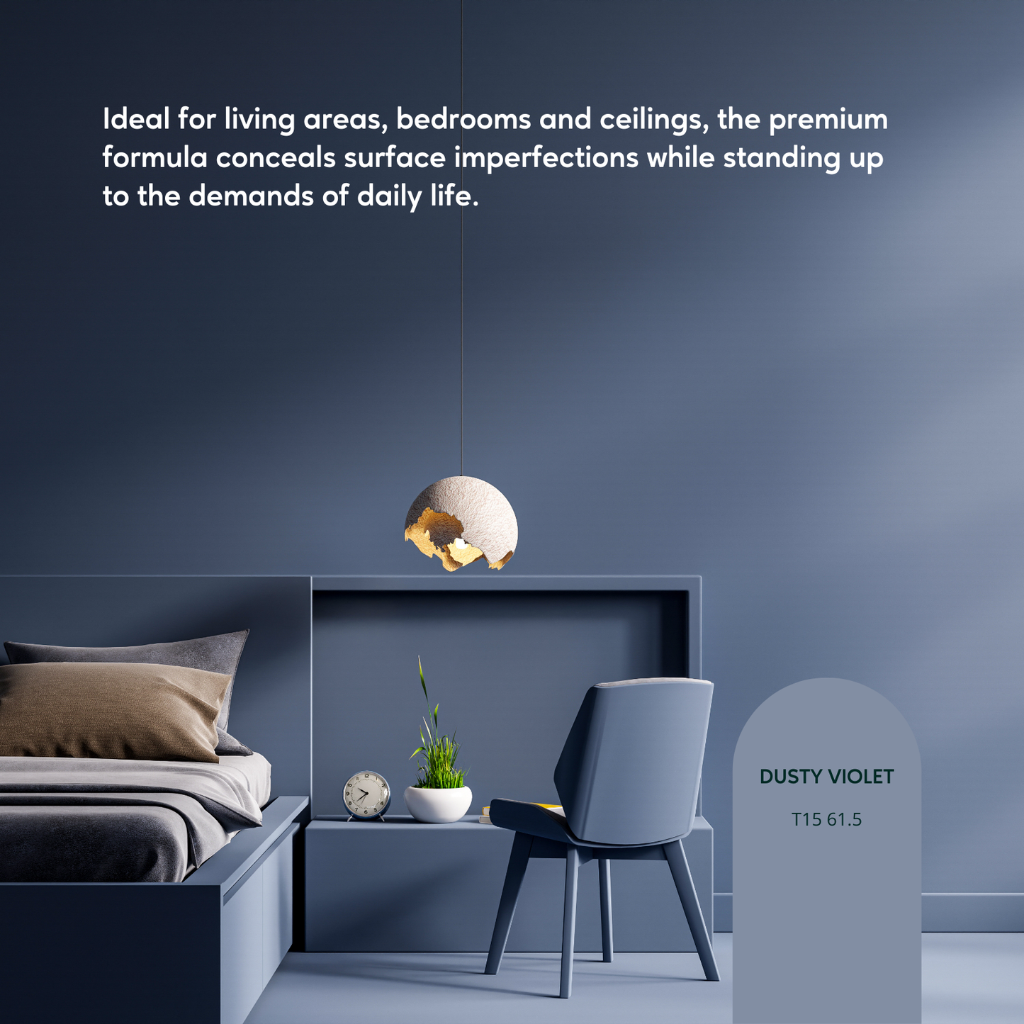 Taubmans Endure Interior Walls Paint - 2L - Hi C Blue - Low Sheen