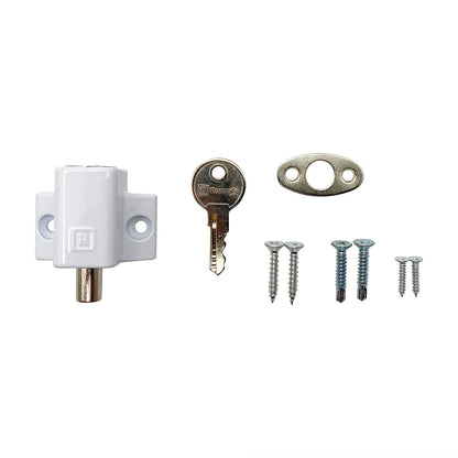 Remsafe White Mini Push Lock - 45 x 25 x 47mm