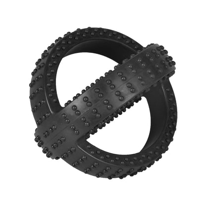 Gladiator Dog Toy - Cross Ball - Black