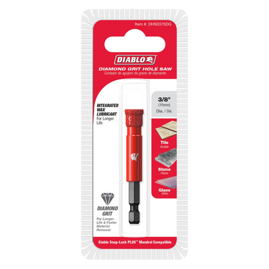 Diablo Diamond Grit Hole Saw - 3/8"