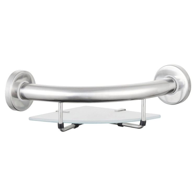 Evekare Corner Shelf with Grab Rail