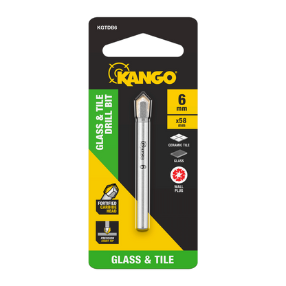 Kango Glass and Tile Drill Bit - 6mm